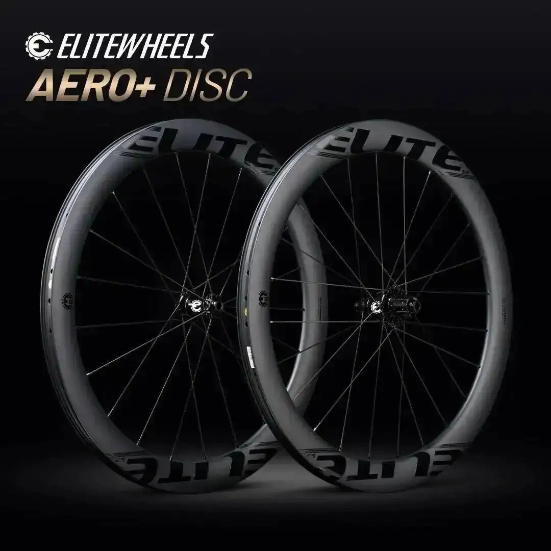 Cerchi ELITEWHEELS Aero+ carbonio strada larghezza interna 23 mm